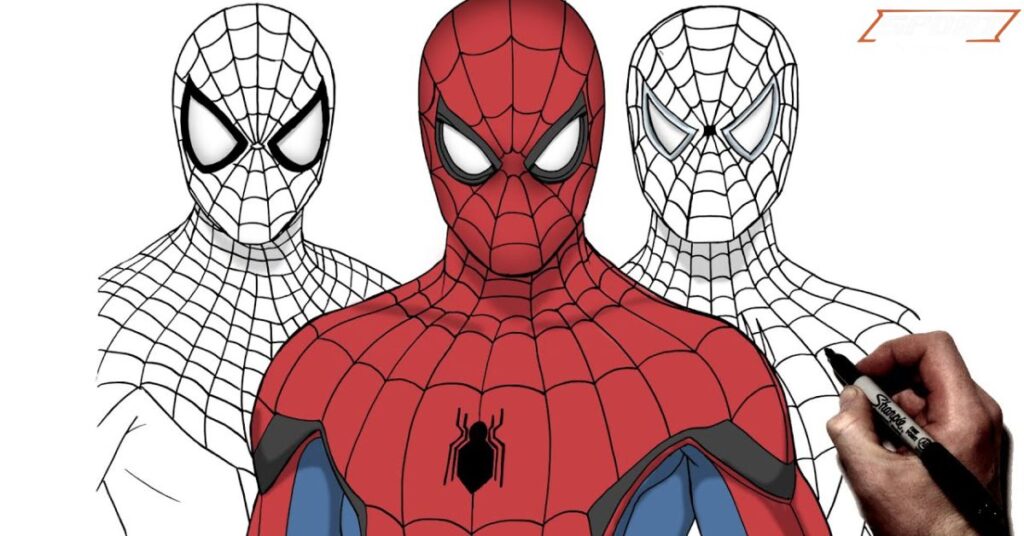 Tools and Resources for drawing Spider-Man